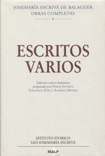 ESCRITOS VARIOS (1927-1974)