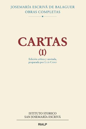 CARTAS I (EDICIÓN CRÍTICO-HISTÓRICA). RÚSTICA