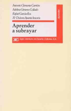 APRENDER A SUBRAYAR.SXXI