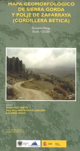 MAPA GEOMORFOLÓGICO DE SIERRA GORDA Y POLJE DE ZAFARRAYA (CORDILLERA BÉTICA)