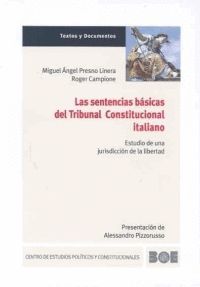LAS SENTENCIAS BÁSICAS DEL TRIBUNAL CONSTITUCIONAL ITALIANO