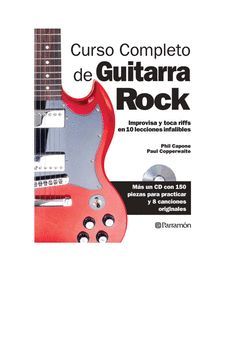 CURSO COMPLETO DE GUITARRA DE ROCK.(INCLUYE CD) PARRAMON-RUST