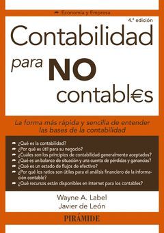 CONTABILIDAD PARA NO CONTABLES 4ºED. 2015.PIRAMIDE