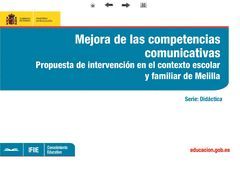 MEJORA DE LAS COMPETENCIAS COMUNICATIVAS. PROPUESTA DE INTERVENCIÓN EN EL CONTEX