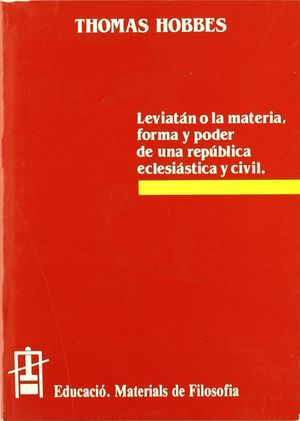 LEVIATAN O LA MATERIA.UNIVERSITAT VALENC