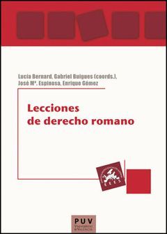 LECCIONES DE DERECHO ROMANO