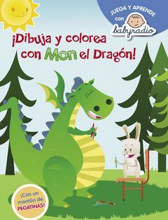 ¡DIBUJA Y COLOREA CON MON EL DRAGÓN!