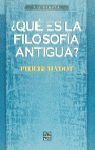 ¿QUE ES LA FILOSOFIA ANTIGUA?