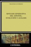 SINTAXIS GENERATIVA DEL ESPAÑOL:EVOLUCION Y ANALISIS