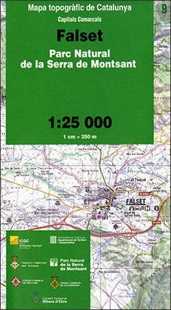 FALSET  09 (PARC NATURAL DE LA SERRA DE MONTSANT) 1:25.000