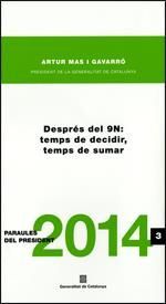 DESPRÉS DEL 9N: TEMPS DE DECIDIR, TEMPS DE SUMAR.