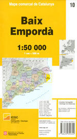 BAIX EMPORDÀ - 10. MAPA COMARCAL DE CATALUNYA (1:50.000)