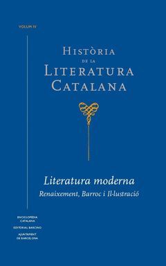 HISTORIA DE LA LITERATURA CATALANA, VOL. IV