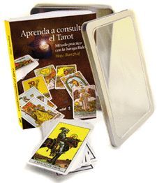 APRENDA A CONSULTAR EL TAROT.CAJA METALICA-EDAF