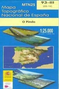 MAPA TOPOGRAFICO  O PINDO