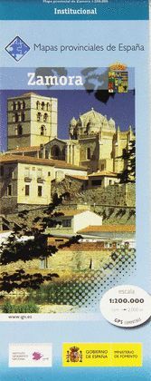 MAPAS PROVINCIALES DE ESPAÑA. ZAMORA. IGN 1:200000