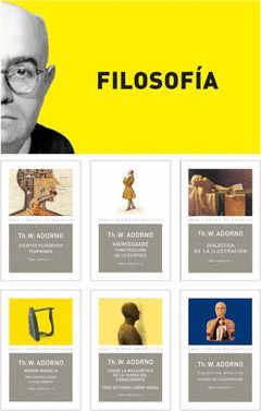 O.C.ADORNO LOTE FILOSOFIA