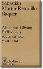 ALEJANDRO OLIVAN REFLEXIONES SOBRE SU VIDA SU OBRA