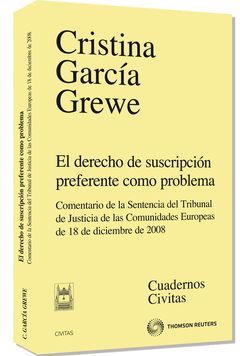 EL DERECHO DE SUSCRIPCIÓN PREFERENTE COMO PROBLEMA