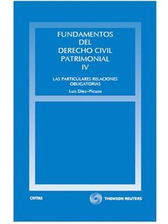 FUNDAMENTOS DE DERECHO CIVIL PATRIMONIAL IV