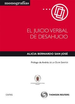 EL JUICIO VERBAL DE DESAHUCIO 1ª ED