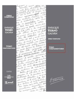 MEMORIAS PARA ENRIQUE TIERNO GALVAN
