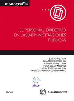 PERSONAL DIRECTIVO EN LAS ADMINISTRACIONES PUBLICAS, EL