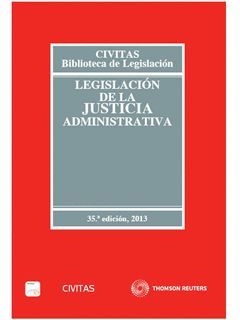 LEGISLACIÓN DE LA JUSTICIA ADMINISTRATIVA