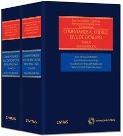 COMENTARIOS AL CÓDIGO CIVIL DE CATALUÑA TOMO I Y TOMO II (DÚO)