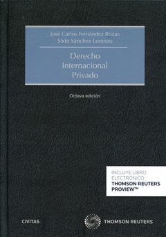 DERECHO INTERNACIONAL PRIVADO 8º EDICION 2015 *** CIVITAS ****