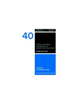 TIEMPOS DE CENTRAL PARK