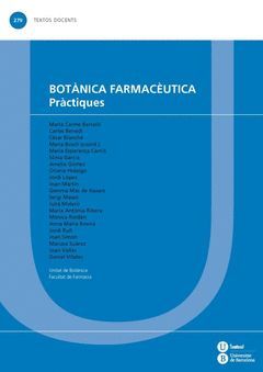 BOTÀNICA FARMACÈUTICA
