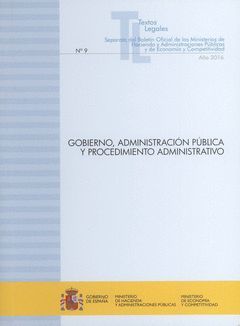 GOBIERNO, ADMINISTRACIÓN PÚBLICA Y PROCEDIMIENTO ADMINISTRATVIO