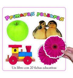 PRIMERAS PALABRAS. UN LIBRO CON 20 FICHAS EDUCATIVAS.BEASCOA-INF-G-CARTONE