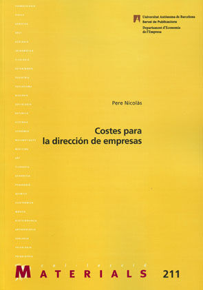 COSTES PARA LA DIRECCIÓN DE EMPRESAS
