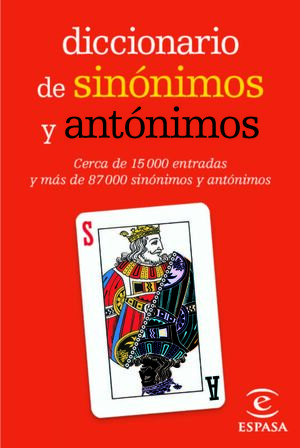 DICCIONARIO MINI DE SINONIMOS Y ANTONIMOS.ESPASA-BOLS.