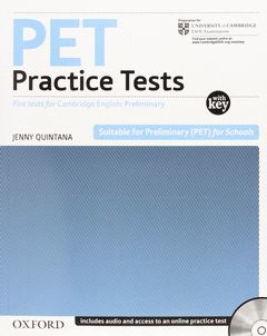 PACK PET EXAMS FOR SCHOOLS