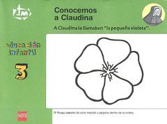CONOCEMOS A CLAUDINA. 3 AÑOS. CONGREGACIÓN DE JESÚS-MARÍA [CATALÁN]