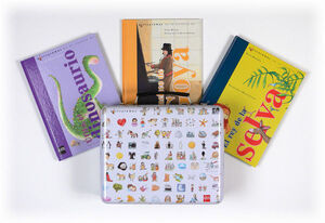 MALETIN PICTOGRAMAS DINOSAURIO+SELVA+GOY