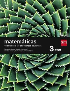 MATEMÁTICAS ORIENTADAS A LAS CIENCIAS APLICADAS. 3 ESO. SAVIA. TRIMESTRES