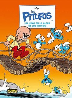 LOS PITUFOS-026.UN NIÑO EN LA ALDEA DE LOS PITUFOS.NORMA
