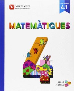 MATEMATIQUES 4º PRIMARIA AULA ACTIVA  LIBRO 1,2 Y 3   ED.15