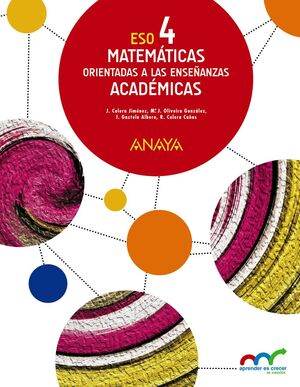MATEMÁTICAS ORIENTADAS A LAS ENSEÑANZAS ACADÉMICAS 4.