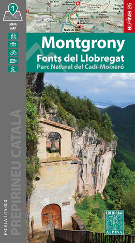 MONTGRONY FONTS DEL LLOBREGAT MAPA