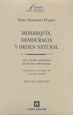 MONARQUÍA, DEMOCRACIA Y ORDEN NATURAL