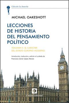 LECCIONES DE HISTORIA DEL PENASAMIENTO POLÍTICO