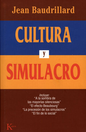 CULTURA Y SIMULACRO.KAIROS