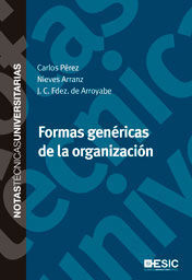 FORMAS GENÉRICAS DE LA ORGANIZACIÓN