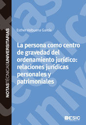LA PERSONA COMO CENTRO DE GRAVEDAD DEL ORDENAMIENTO JURÍDICO: RELACIONES JURÍDIC