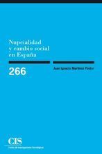 NUPCIALIDAD Y CAMBIO SOCIAL EN ESPAÑA